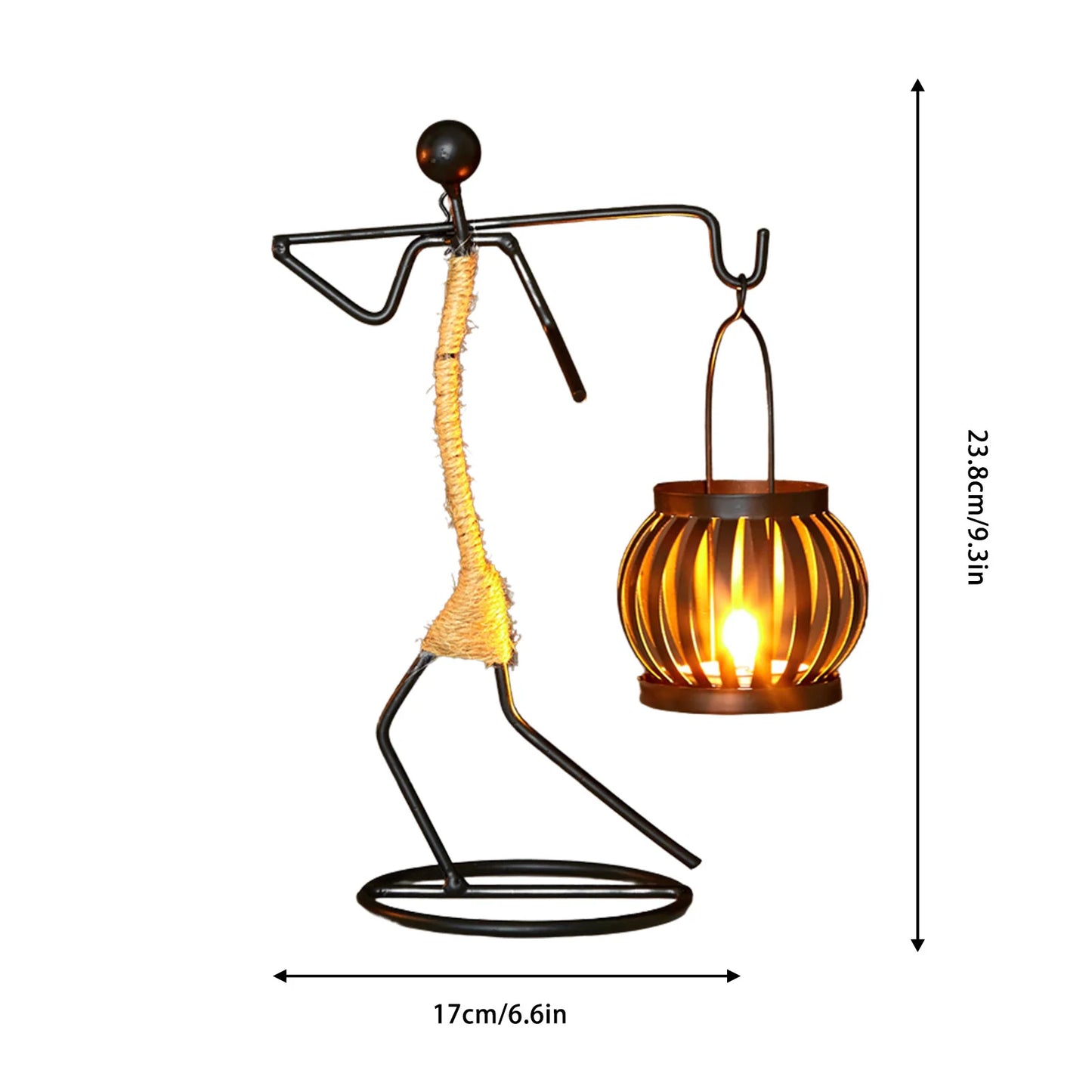 African Metal Candle Holder – Elegant Home Decor & Wedding Centerpiece