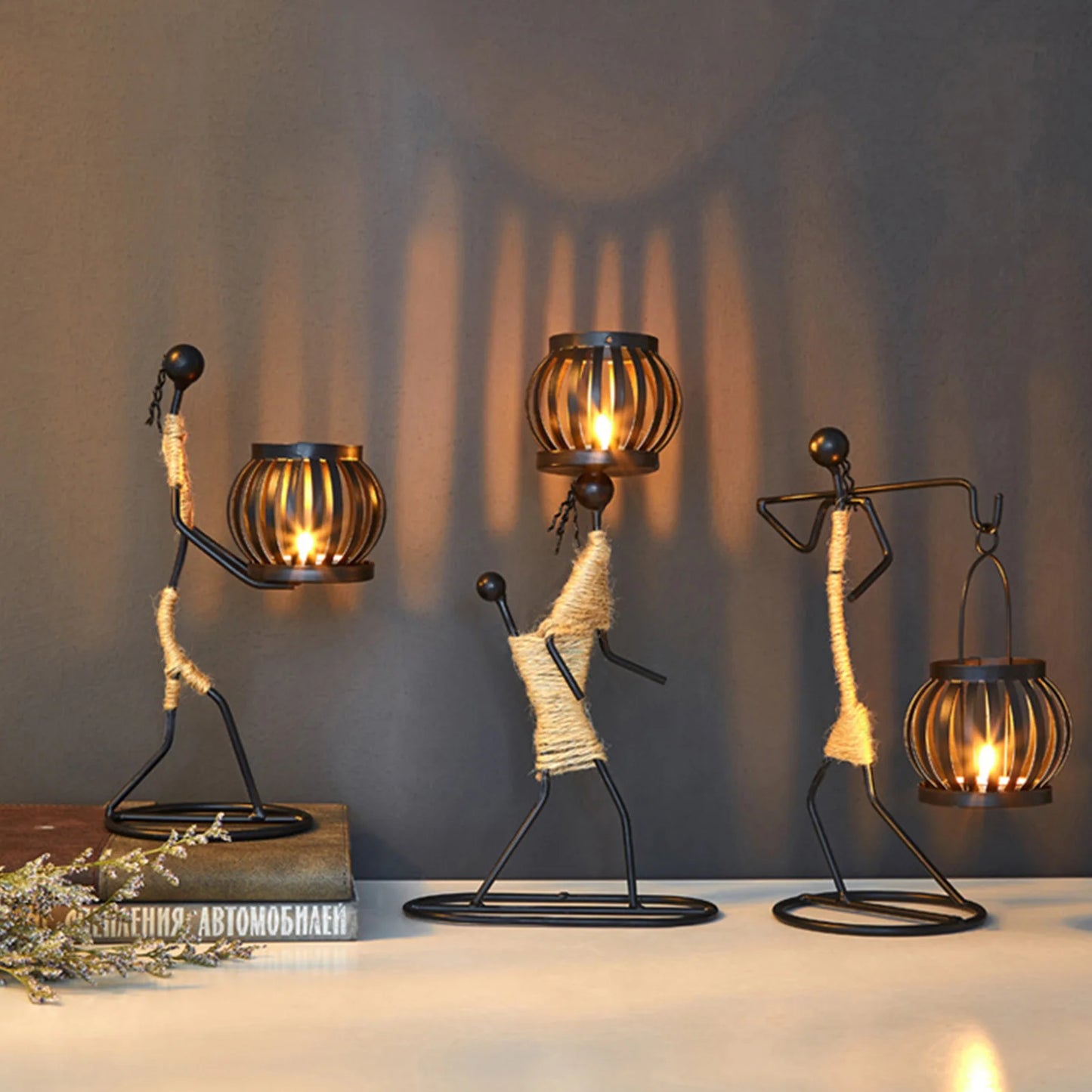 African Metal Candle Holder – Elegant Home Decor & Wedding Centerpiece